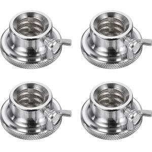Unique Bargains - Dumbbell Collars, Barbell Spin Lock Anti Slip Weight Lifting Clip 1" 4pcs Steel for 1" Barbell/Dumbbell - Silver Unique Bargains - Dumbbell Collars, Barbell Spin Lock Anti Slip Weight Lifting Clip 1" 4pcs Steel for 1" Barbell/Dumbbell - Silver