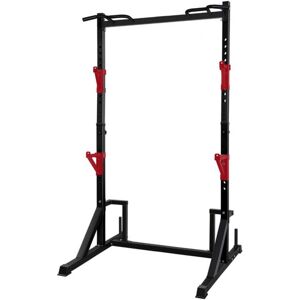 KERDOM - Height Adjustable Power Rack with Pull up Bar Muscles Trainer, Power Tower Pull Up Dip Station Heavy Capacity 700lbs - Black KERDOM - Height Adjustable Power Rack with Pull up Bar Muscles Trainer, Power Tower Pull Up Dip Station Heavy Capacity 700lbs - Black