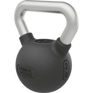 Power Systems - Elite Rubber Kettlebell (20 lb), Premium Rubber Coated Kettlebell for Strength Training - Black Power Systems - Elite Rubber Kettlebell (20 lb), Premium Rubber Coated Kettlebell for Strength Training - Black