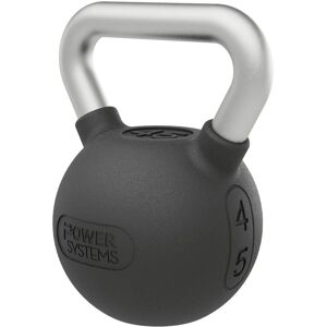 Power Systems - Elite Rubber Kettlebell (45 lb), Premium Rubber Coated Kettlebell for Strength Training - Black Power Systems - Elite Rubber Kettlebell (45 lb), Premium Rubber Coated Kettlebell for Strength Training - Black