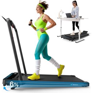 MERACH - T19 Incline Foldable Walking Pad with Handle Bar, 7.6MPH 3HP Under Desk Treadmill,LED Screen,Remote Contro,300lbs - Black MERACH - T19 Incline Foldable Walking Pad with Handle Bar, 7.6MPH 3HP Under Desk Treadmill,LED Screen,Remote Contro,300lbs - Black