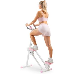 Sunny Health & Fitness - Smart Foldable Cardio Stair Climber with SunnyFit App Trainer‑Led Workouts and Performance Tracking - Pink Sunny Health & Fitness - Smart Foldable Cardio Stair Climber with SunnyFit App Trainer‑Led Workouts and Performance Tracking - Pink