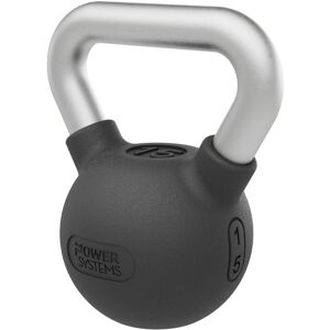 Power Systems - Elite Rubber Kettlebell (15 lb), Premium Rubber Coated Kettlebell for Strength Training - Black Power Systems - Elite Rubber Kettlebell (15 lb), Premium Rubber Coated Kettlebell for Strength Training - Black