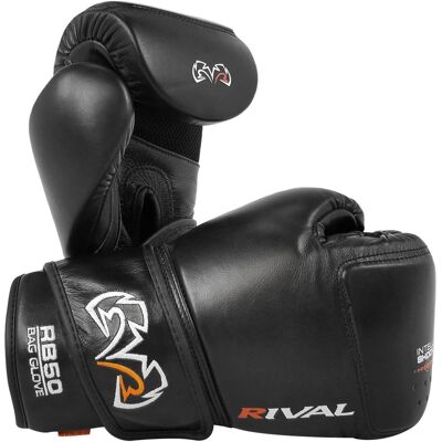 RIVAL - Boxing RB50 Intelli-Shock Compact Bag Gloves- XL - Black RIVAL - Boxing RB50 Intelli-Shock Compact Bag Gloves- XL - Black