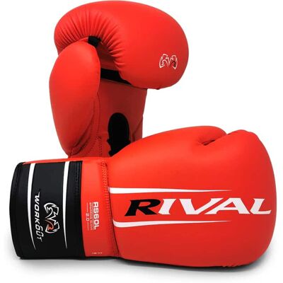 RIVAL - Boxing RS60 2.0 Lace-Up Workout Sparring Gloves - 12 oz. - Red RIVAL - Boxing RS60 2.0 Lace-Up Workout Sparring Gloves - 12 oz. - Red