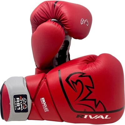 RIVAL - Boxing RS1 Pro Sparring Gloves - 20th Anniversary - 14 oz. - Red RIVAL - Boxing RS1 Pro Sparring Gloves - 20th Anniversary - 14 oz. - Red