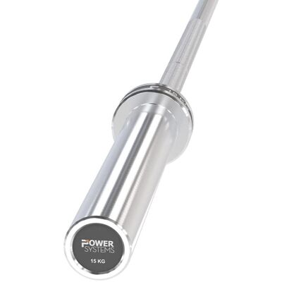 Power Systems - 15kg Women's Olympic Barbell - 79'' Stainless Steel Olympic Bar with 700 lbs Capacity - Silver Power Systems - 15kg Women's Olympic Barbell - 79'' Stainless Steel Olympic Bar with 700 lbs Capacity - Silver