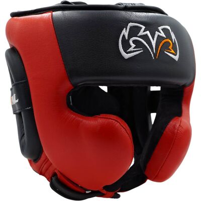 RIVAL - Boxing RHG30 Mexican Training Headgear - Small - Black/Red RIVAL - Boxing RHG30 Mexican Training Headgear - Small - Black/Red