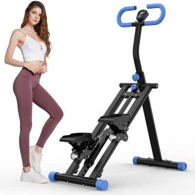 Loheer - Vertical Climber Exercise Machine with Resistance, Full Body Stair Stepper Cardio Workout Equipment with Handlebar - Black Loheer - Vertical Climber Exercise Machine with Resistance, Full Body Stair Stepper Cardio Workout Equipment with Handlebar - Black