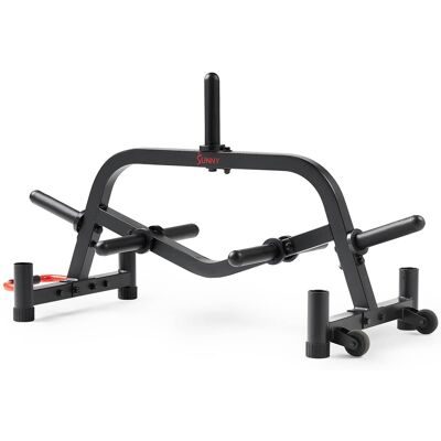Sunny Health & Fitness - Sunny Strength™ Premium Portable Weight Plates & Barbell Storage Rack - Black Sunny Health & Fitness - Sunny Strength™ Premium Portable Weight Plates & Barbell Storage Rack - Black