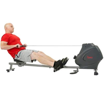 Sunny Health & Fitness - Multifunction SPM Magnetic Rowing Machine - Gray Sunny Health & Fitness - Multifunction SPM Magnetic Rowing Machine - Gray