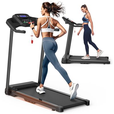 Anysun - 2.5HP Foldable Electric Treadmill for Home Gym, Folding Running Walking Machine with 265 LBS Weight Capacity - Black Anysun - 2.5HP Foldable Electric Treadmill for Home Gym, Folding Running Walking Machine with 265 LBS Weight Capacity - Black