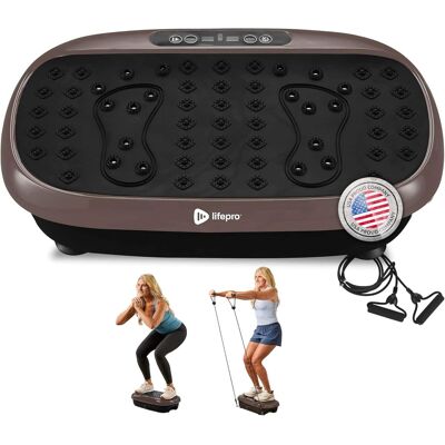 LifePro - HexaPlate Lite Vibration Plate – Compact Whole Body Exercise Machine for Toning & Recovery - Bronze LifePro - HexaPlate Lite Vibration Plate – Compact Whole Body Exercise Machine for Toning & Recovery - Bronze