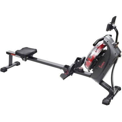 Sunny Health & Fitness - Hydro + Dual Resistance Smart Magnetic Water Rowing Machine - Black Sunny Health & Fitness - Hydro + Dual Resistance Smart Magnetic Water Rowing Machine - Black
