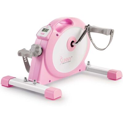 Sunny Health & Fitness - Under Desk Smart Mini Exercise Bike - Pink Sunny Health & Fitness - Under Desk Smart Mini Exercise Bike - Pink