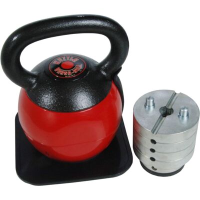 Stamina Products - 05-3036 Versa Bell 16 to 36 Pound Adjustable Kettlebell Set - Red Stamina Products - 05-3036 Versa Bell 16 to 36 Pound Adjustable Kettlebell Set - Red