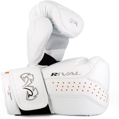 RIVAL - Boxing RB10 Intelli-Shock Bag Gloves - Large - White RIVAL - Boxing RB10 Intelli-Shock Bag Gloves - Large - White
