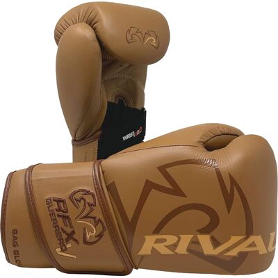 RIVAL - Boxing RFX-Guerrero-V SF-H Bag Gloves - 8 oz. - Brown RIVAL - Boxing RFX-Guerrero-V SF-H Bag Gloves - 8 oz. - Brown