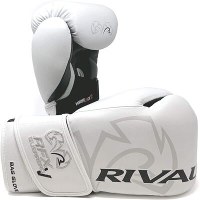 RIVAL - Boxing RFX-Guerrero-V SF-H Bag Gloves - 8 oz. - White/Black RIVAL - Boxing RFX-Guerrero-V SF-H Bag Gloves - 8 oz. - White/Black