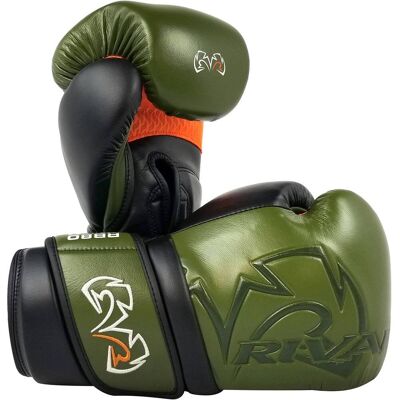 RIVAL - Boxing RB80 Impulse Hook and Loop Bag Gloves - Khaki Green RIVAL - Boxing RB80 Impulse Hook and Loop Bag Gloves - Khaki Green