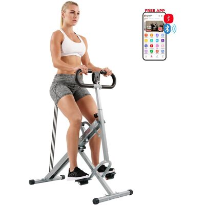 Sunny Health & Fitness - Smart Upright Row-N-Ride® Squat Assist Trainer Machine - Dark Gray Sunny Health & Fitness - Smart Upright Row-N-Ride® Squat Assist Trainer Machine - Dark Gray