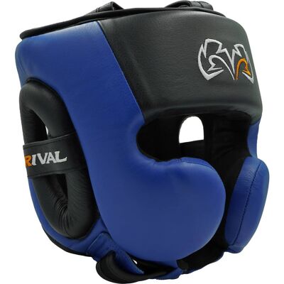 RIVAL - Boxing RHG30 Mexican Training Headgear - Large - Black/Blue RIVAL - Boxing RHG30 Mexican Training Headgear - Large - Black/Blue