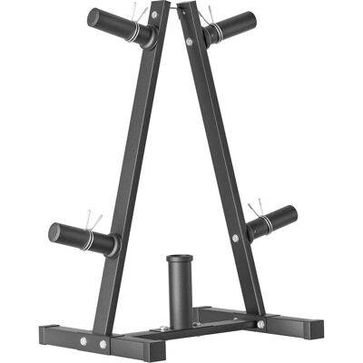 Brick Attic - Weight Plate Rack, Weight Tree and Weight Holder for 2 inch Olympic Weight Plate, Weight Plate Storage for Home Gym - Black Brick Attic - Weight Plate Rack, Weight Tree and Weight Holder for 2 inch Olympic Weight Plate, Weight Plate Storage for Home Gym - Black