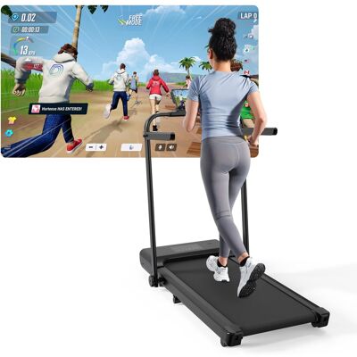 Superun - Walking Pad Treadmill with Handle Bar, 300 LBS Capacity Treadmills for Home - Black Superun - Walking Pad Treadmill with Handle Bar, 300 LBS Capacity Treadmills for Home - Black