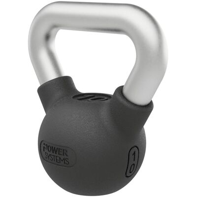 Power Systems - Elite Rubber Kettlebell (10 lb), Premium Rubber Coated Kettlebell for Strength Training - Black Power Systems - Elite Rubber Kettlebell (10 lb), Premium Rubber Coated Kettlebell for Strength Training - Black