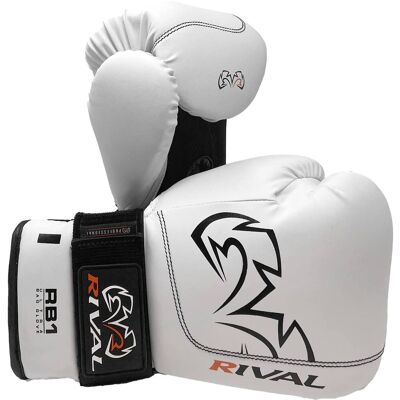 RIVAL - Boxing RB1 Ultra Bag Gloves - 20th Anniversary - Large - White RIVAL - Boxing RB1 Ultra Bag Gloves - 20th Anniversary - Large - White
