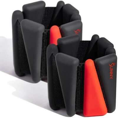 Sunny Health & Fitness - Adjustable Wrist Weights 2-Pound (Pair) - Black Sunny Health & Fitness - Adjustable Wrist Weights 2-Pound (Pair) - Black
