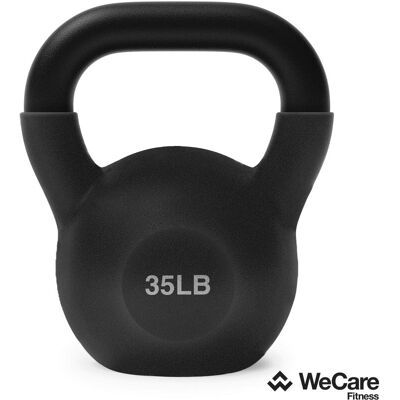 WeCare - Fitness Kettlebell 35 Lb - Black WeCare - Fitness Kettlebell 35 Lb - Black