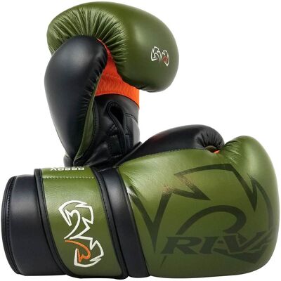 RIVAL - Boxing RS80V Impulse Hook and Loop Sparring Gloves - 12 oz. - Khaki Green RIVAL - Boxing RS80V Impulse Hook and Loop Sparring Gloves - 12 oz. - Khaki Green