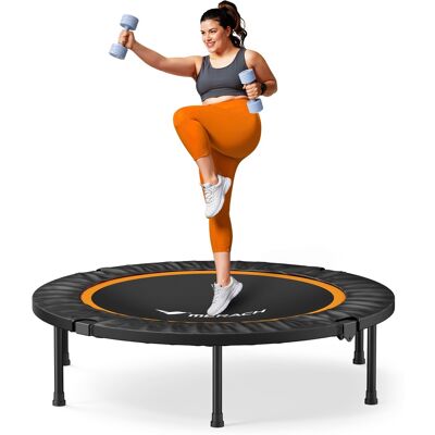 MERACH - /48" Trampoline with Handle for Adults & Kids, Indoor/Outdoor Rebounder, 330lbs, Compact Fitness Exercise - 40" MERACH - /48" Trampoline with Handle for Adults & Kids, Indoor/Outdoor Rebounder, 330lbs, Compact Fitness Exercise - 40"