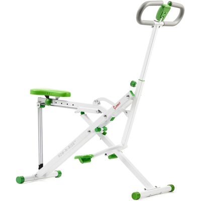 Sunny Health & Fitness - Smart Upright Row-N-Ride® Exerciser - Green Sunny Health & Fitness - Smart Upright Row-N-Ride® Exerciser - Green
