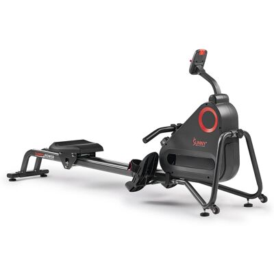 Sunny Health & Fitness - Smart Magnetic Rowing Machine with Quiet Dual Rail, 16 Resistance Levels & Performance Tracking via SunnyFit App - Black Sunny Health & Fitness - Smart Magnetic Rowing Machine with Quiet Dual Rail, 16 Resistance Levels & Performance Tracking via SunnyFit App - Black