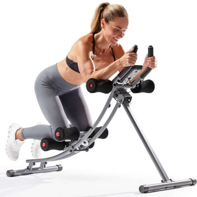 Sunny Health & Fitness - Core Glider Ab Trainer Machine - Silver Sunny Health & Fitness - Core Glider Ab Trainer Machine - Silver
