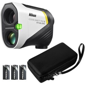 Nikon - CoolShot Pro III 6x21 Golf Laser Rangefinder Bundle Nikon - CoolShot Pro III 6x21 Golf Laser Rangefinder Bundle