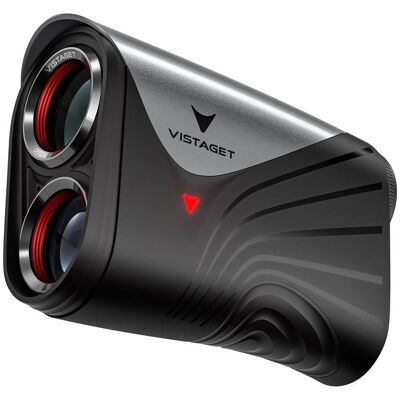 VISTAGET - GolVia Ultra Golf Tour Rangefinder, 6x Magnification, Acoustic Flag-Lock, Triangulation & Slope Switch - Black VISTAGET - GolVia Ultra Golf Tour Rangefinder, 6x Magnification, Acoustic Flag-Lock, Triangulation & Slope Switch - Black