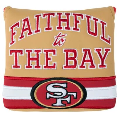 TaylorMade - San Francisco 49ers Mallet Headcover - Gold TaylorMade - San Francisco 49ers Mallet Headcover - Gold