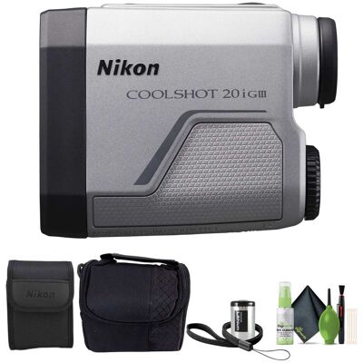 Nikon - CoolShot 20i GIII 6x20 Golf Laser Rangefinder (16781) Bundle Nikon - CoolShot 20i GIII 6x20 Golf Laser Rangefinder (16781) Bundle