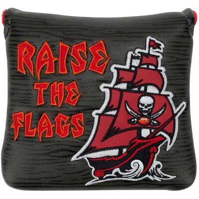 TaylorMade - Tampa Bay Buccaneers Mallet Headcover - Black TaylorMade - Tampa Bay Buccaneers Mallet Headcover - Black