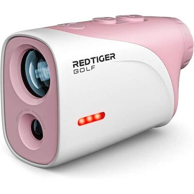 REDTIGER - Mini Laser Golf Rangefinder, 1200 Yards, 7X Magnification, IP65 Waterproof, Slope Switch, Flag Pole Lock - Pink REDTIGER - Mini Laser Golf Rangefinder, 1200 Yards, 7X Magnification, IP65 Waterproof, Slope Switch, Flag Pole Lock - Pink