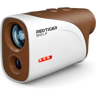 REDTIGER - Laser Golf Rangefinder, 1200 Yards, IP65 Waterproof, Slope Switch, Flag Pole Lock - Brown REDTIGER - Laser Golf Rangefinder, 1200 Yards, IP65 Waterproof, Slope Switch, Flag Pole Lock - Brown