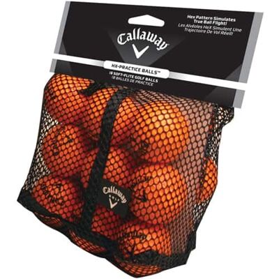 Callaway - HX Golf Practice Balls 18-pack - Orange Callaway - HX Golf Practice Balls 18-pack - Orange