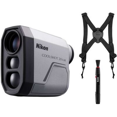 Nikon - COOLSHOT 20i GIII Golf Rangefinder Rainproof Laser w/ Slope,Locked On Quake DLX bundle Nikon - COOLSHOT 20i GIII Golf Rangefinder Rainproof Laser w/ Slope,Locked On Quake DLX bundle