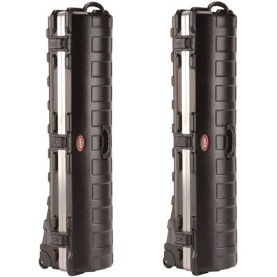 SKB - Cases ATA Standard Hard Plastic Wheeled Golf Bag Travel Case, (2 Pack) - Black SKB - Cases ATA Standard Hard Plastic Wheeled Golf Bag Travel Case, (2 Pack) - Black