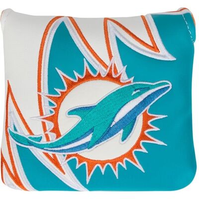 TaylorMade - Miami Dolphins Mallet Headcover - Blue TaylorMade - Miami Dolphins Mallet Headcover - Blue