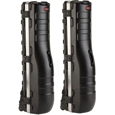 SKB - Cases ATA Deluxe Hard Plastic Storage Wheeled Golf Bag Travel Case (2 Pack) - Black SKB - Cases ATA Deluxe Hard Plastic Storage Wheeled Golf Bag Travel Case (2 Pack) - Black