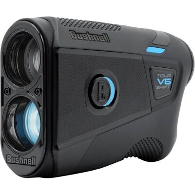 Bushnell - Golf Tour V6 Shift Laser Rangefinder with Slope Compensation 1300-Yard Range with 6x Magnification - Black Bushnell - Golf Tour V6 Shift Laser Rangefinder with Slope Compensation 1300-Yard Range with 6x Magnification - Black